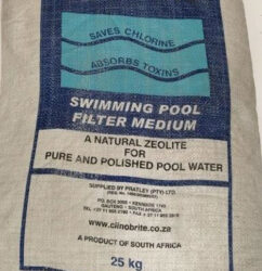 Clinobrite for swimming pools subsitiute for filter sand