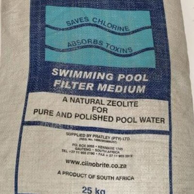 Clinobrite for swimming pools subsitiute for filter sand