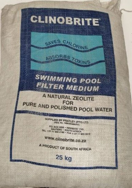 Clinobrite for swimming pools subsitiute for filter sand