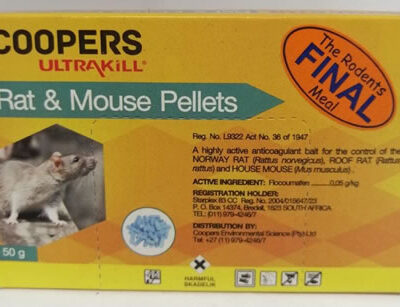Coopers rat & mouse pellets