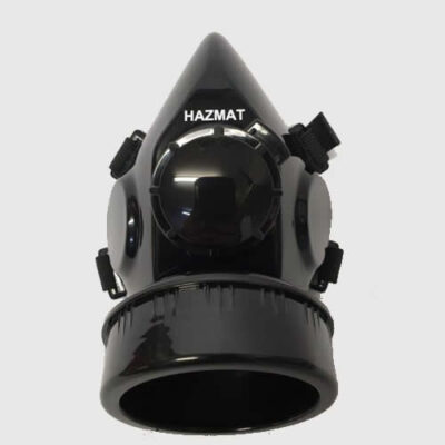Respirator mask, black single, Hazmat