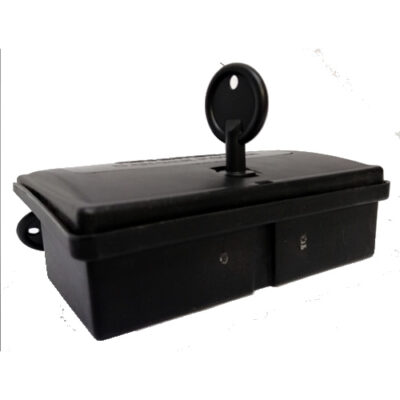 Mouse bait control with key