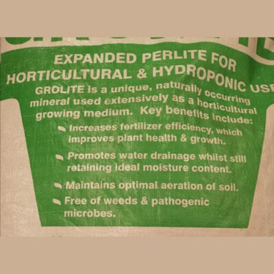 Perlite 100 Lts, (10kg)