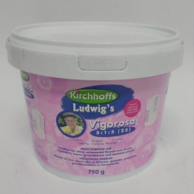 Fertilizer Ludwings Vigorosa 5.1.5 750gms for Roses